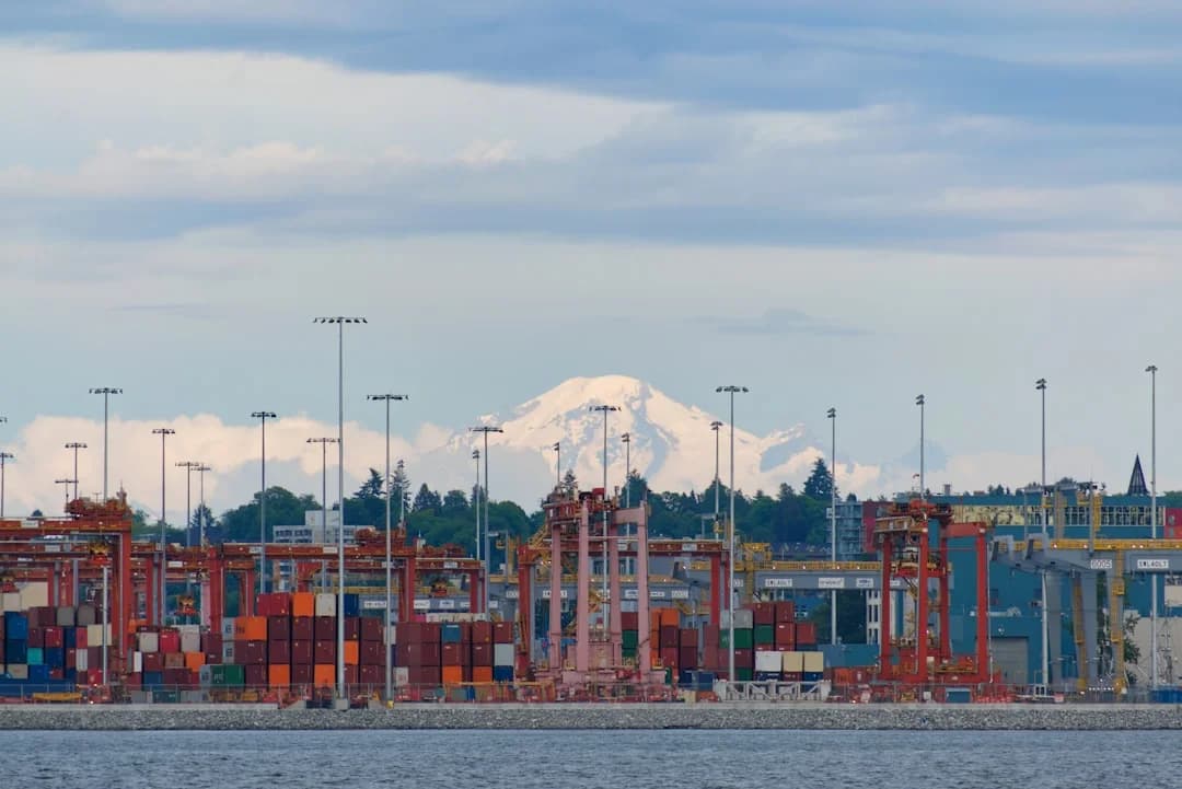 Electric Container Trucking ELECTRA at Port Vancouver